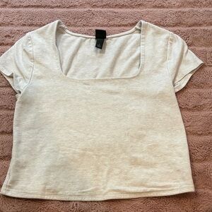 Wild Fable grey square neck (size M)